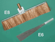 E8 Copper brush electrode and E6 Steel brush electrode